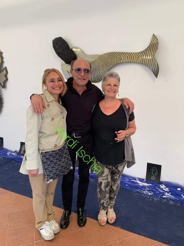 AL CASTEL DELL'OVO "GIOCHI D'ACQUA" VERNISSAGE DELL'ARTISTA FELICE MEO