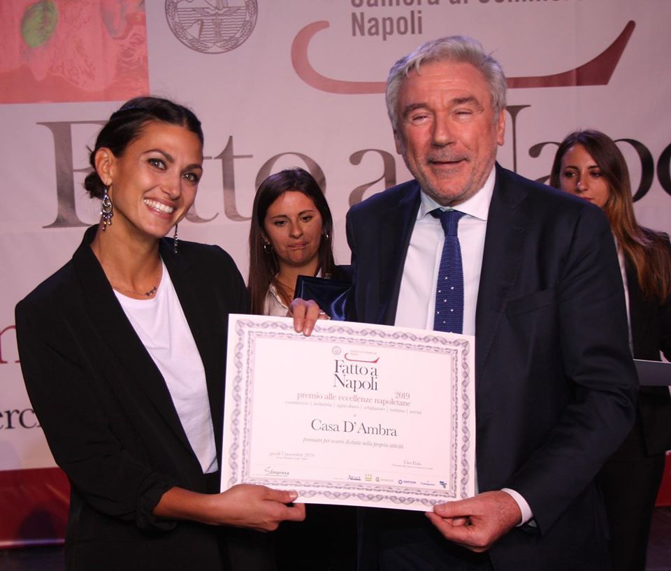 CASA D’AMBRA È STATA PREMIATA DAL VICE SINDACO DI NAPOLI