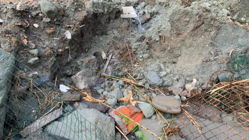 DOPO GLI ARTICOLI DI TELEISCHIA ED ISCHIAPRESS, I VERDI SONO ANDATI A CAVA DELL’ISOLA ED HANNO SCOPERTO IL MATERIALE DELLA FRANA