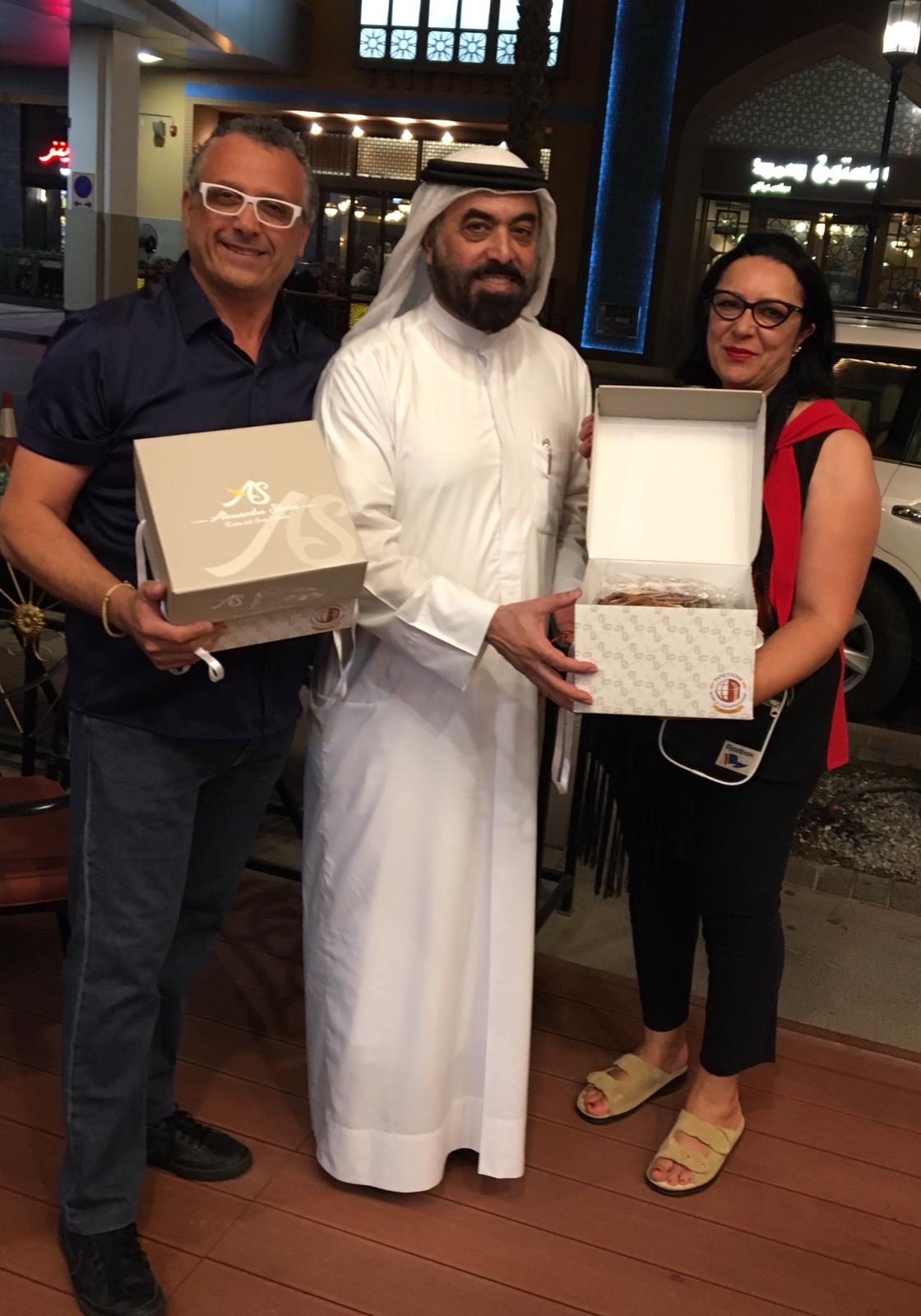 IL PRINCIPE DI DUBAI, AL GHURAIR HA RICEVUTO IL PANETTONE PIÙ BUONO DEL MONDO