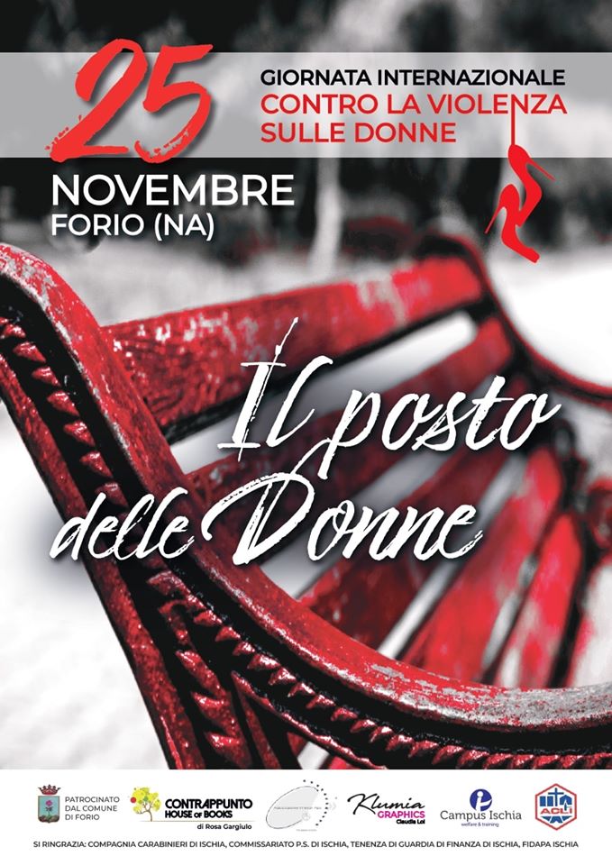 IL POSTO DELLE DONNE, A FORIO L’EVENTO PER LA GIORNATA CONTRO LA VIOLENZA SULLE DONNE