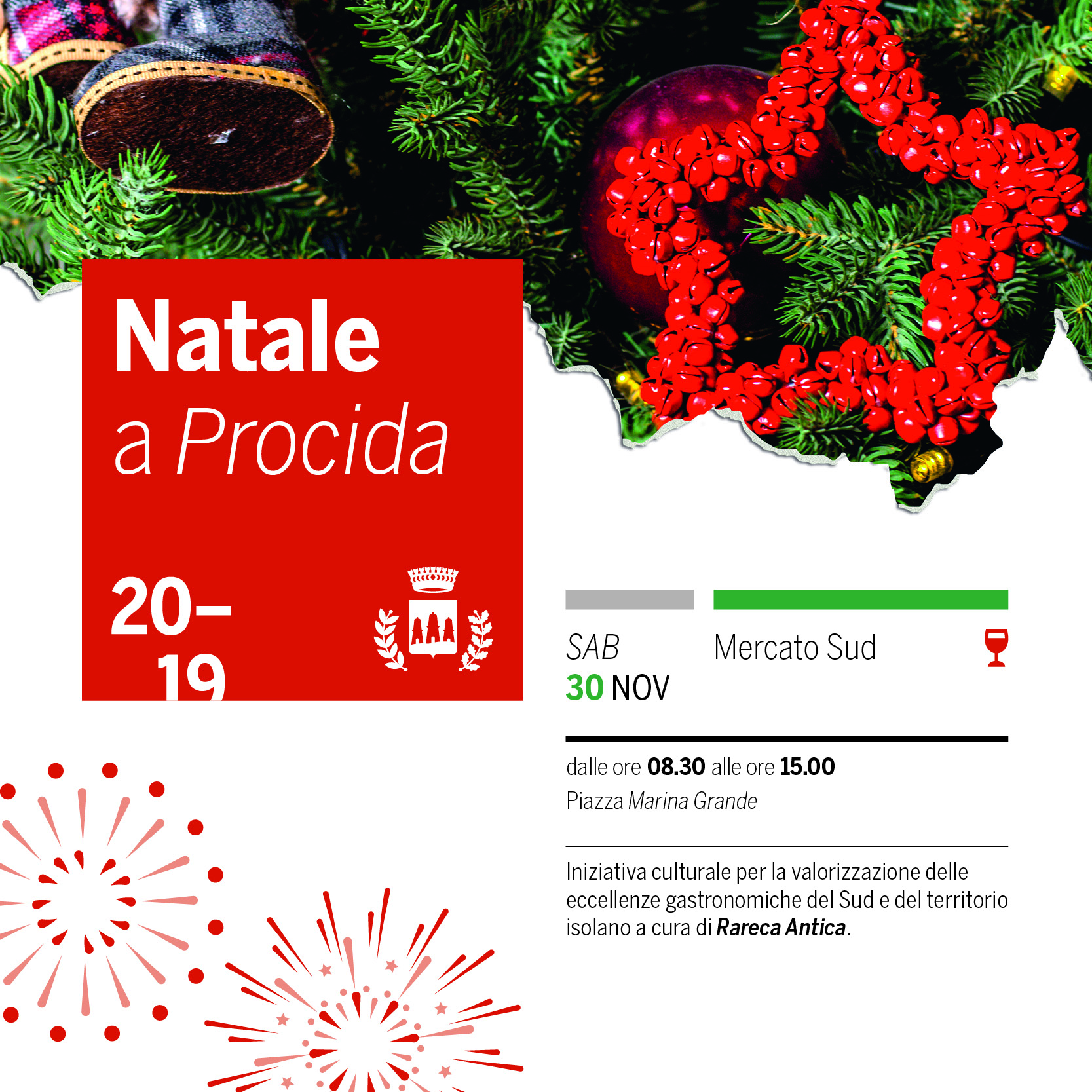 ASSESSORATO ALLA CULTURA PRESENTA IL CALENDARIO EVENTI NATALIZI A PROCIDA
