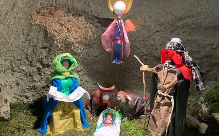 UNA OPERA DEL MAESTRO DE MAIO. IL PRESEPE ECOSOSTENIBILE AL TORRIONE