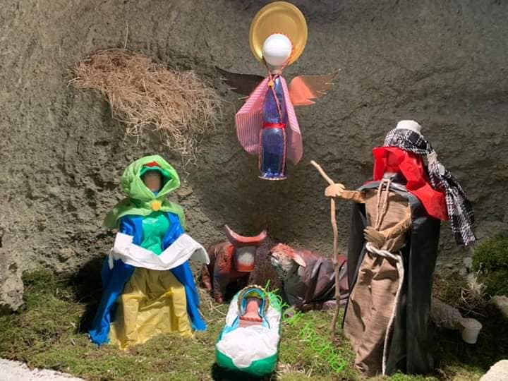 UNA OPERA DEL MAESTRO DE MAIO. IL PRESEPE ECOSOSTENIBILE AL TORRIONE