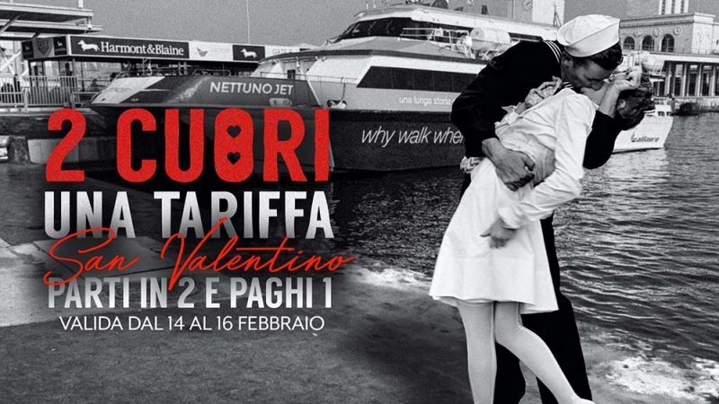 San Valentino e Alilauro, due cuori e una tariffa: viaggiare per Ischia costa la metà