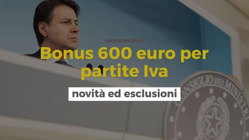 Catalfo firma decreto, 600 euro a professionisti casse