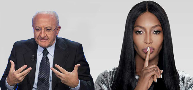Incredibile: Naomi Campbell condivide il video di Vincenzo De Luca