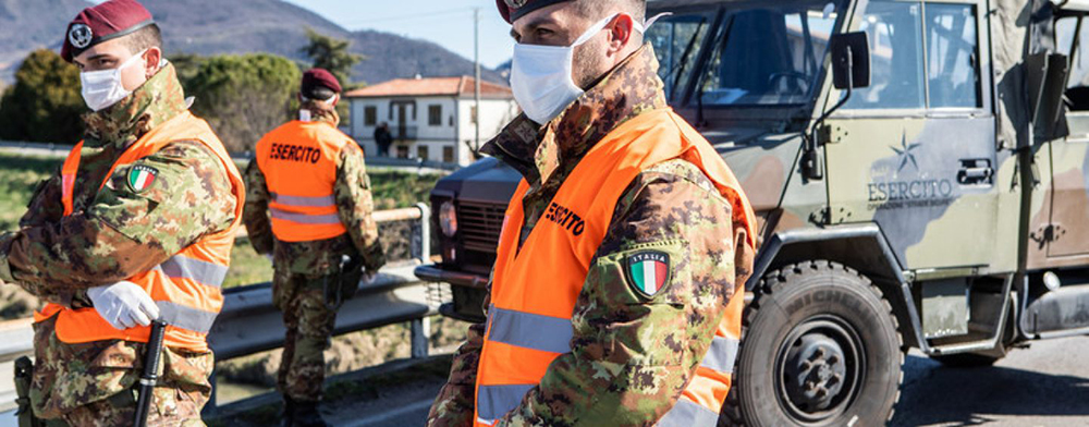 Ultim’ora arriva l’esercito. Volevano medici, gli mandano soldati