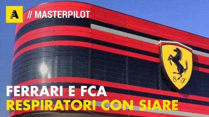 Ferrari ed FCA produrrà respiratori e ventilatori per far fronte all’emergenza sanitaria