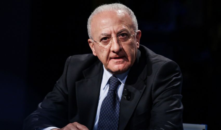 Il punto di De Luca sulla situazione in Campania