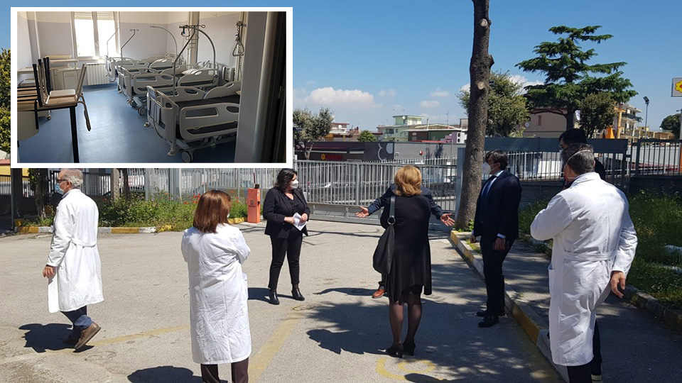 M5S, Ciarambino: “Ospedale Apicella svuotato per farne Covid center, oggi è un presidio fantasma”