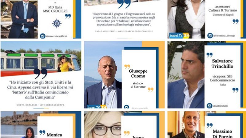 Turismo: tutti i numeri del crac in Campania e nel mondo su “TravelTv24”