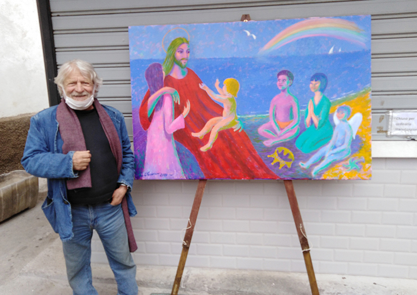 Il maestro Giuseppe Olivieri presenta: “Arcobaleno sorriso di Dio”