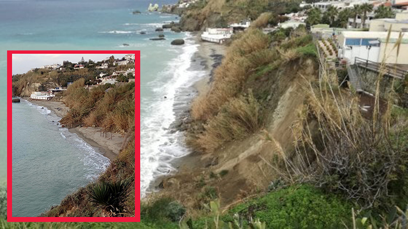 Cava dell’isola, rimossi ferri sporgenti e detriti. La spiaggia comunque resta chiusa (video)