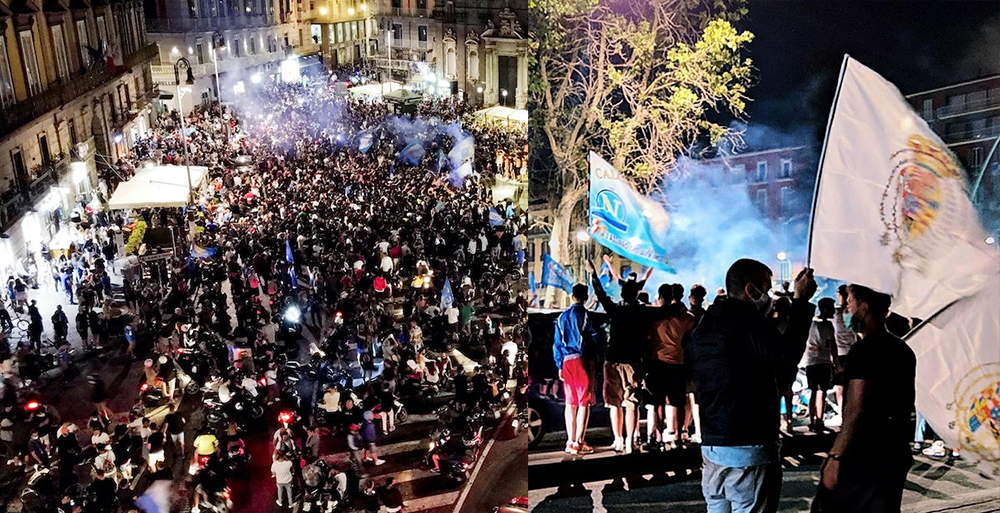 Troppe polemiche sulla festa per la vittoria del Napoli. Andrà tutto bene