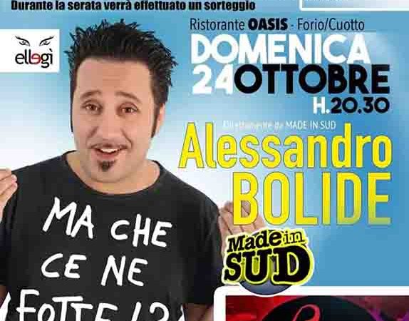 I Fiori di Giada Onlus presenta Alessandro Bolide di “Made in Sud” all’Oasis (video)