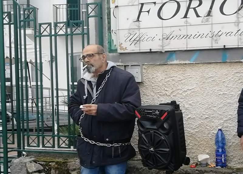 La protesta di Alfonso Sollazzo per il momento finisce qui