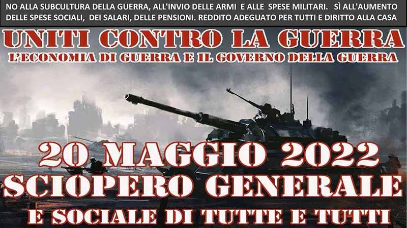 Sciopero generale della scuola il 20 maggio