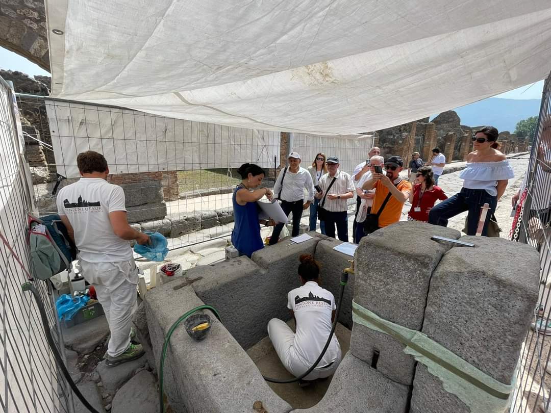 Continua il racconto dei cantieri in corso a Pompei