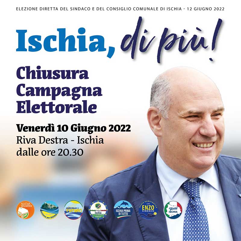 Chiusura della campagna elettorale nel comune di Ischia (video)