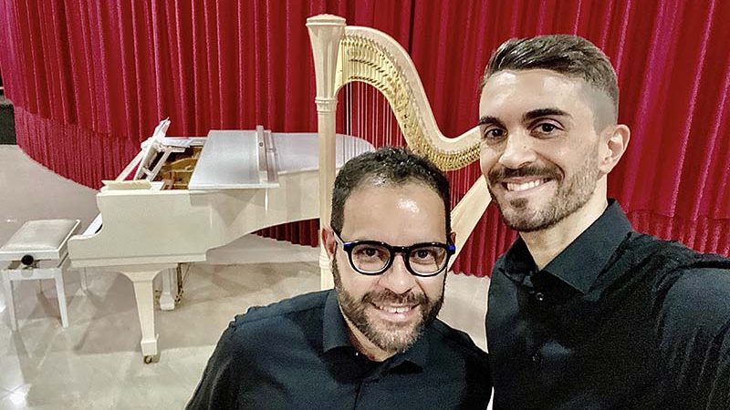 Giardini la Mortella, Ischia: Arpa e Pianoforte agli Incontri Musicali promossi dalla Fondazione Walton