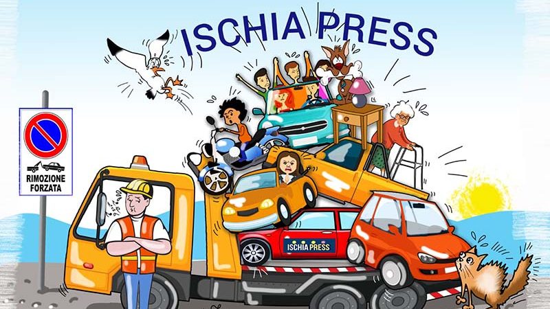 Ecco perché non hanno creato parcheggi a Forio. Business milionario per il carro attrezzi