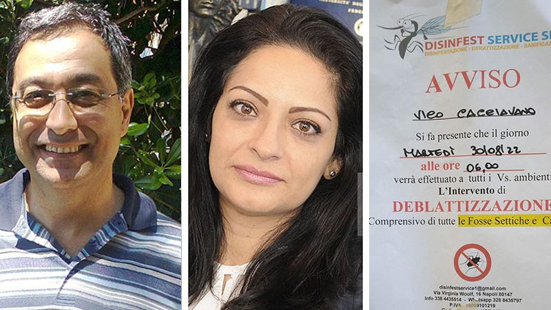 Igiene pubblica. Lotta agli scarafaggi in alcune strade del centro storico di Forio il 30 agosto