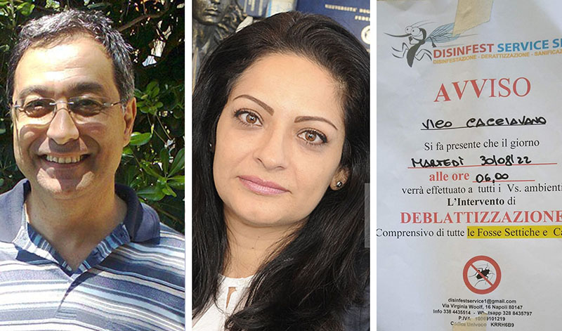 Igiene pubblica. Lotta agli scarafaggi in alcune strade del centro storico di Forio il 30 agosto