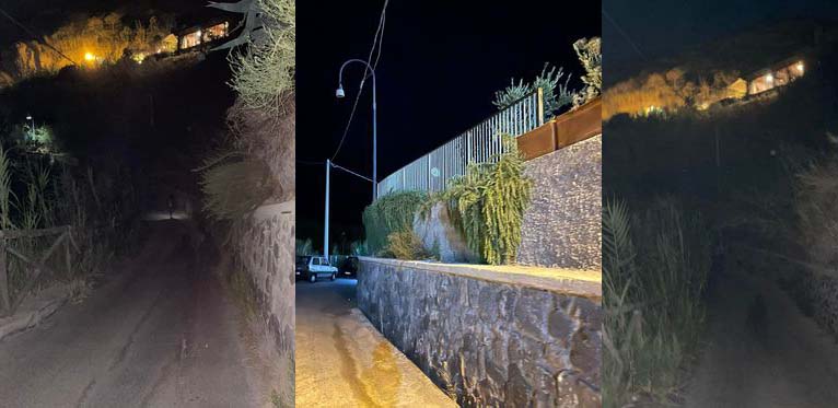 A Forio, disagi per i cittadini e turisti a Via Fumerie a Panza (video)