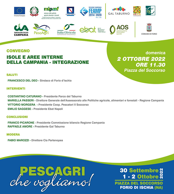 PescAgri-Cia, acquacoltura e pesca artigianale patrimonio da salvare