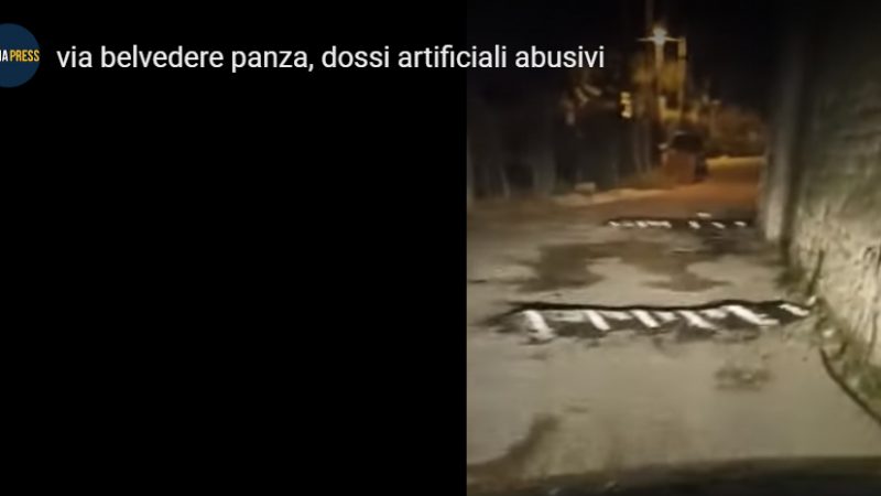 Panza. Rimossi i due dossi abusivi