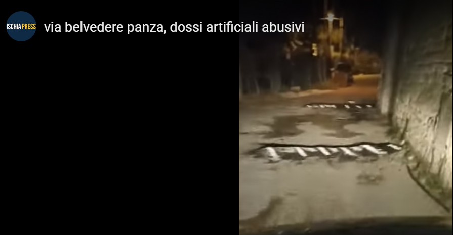 Panza. Rimossi i due dossi abusivi