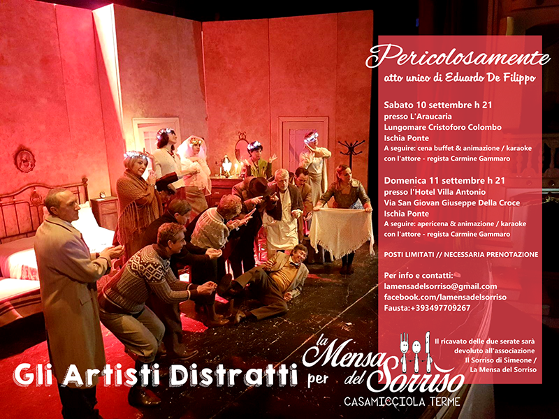 Spettacolo teatrale: “Pericolosamente” atto unico di Eduardo de Filippo