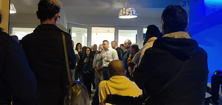 Bagno di folla all’incontro con Stani Verde