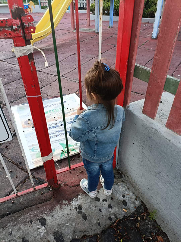Forio, parco giochi per i bambini negato