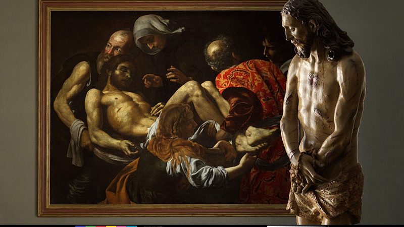 Lungo Ponte di Ognissanti all’insegna di Battistello Caracciolo