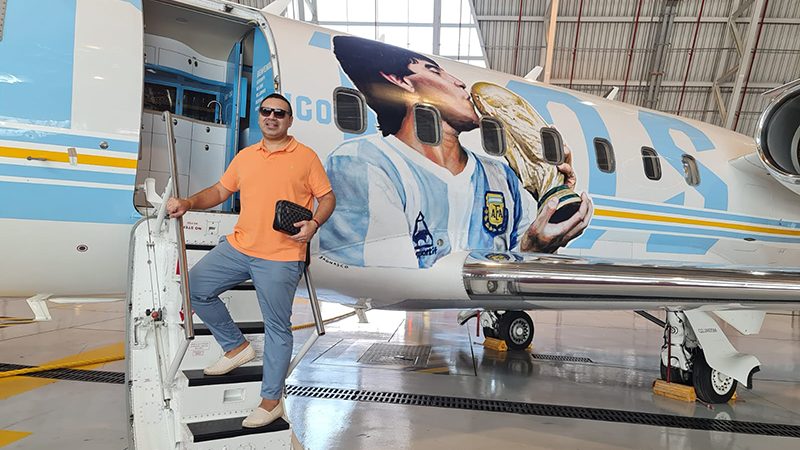 La collezione privata dei cimeli di Diego Maradona di proprietà di Antonio Luise sul tetto del mondo