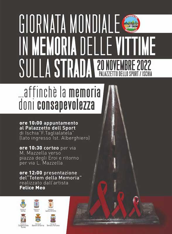 Giornata Nazionale delle vittime della strada 20 novembre 2022