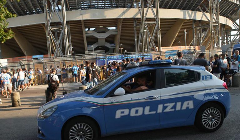 Incontro di calcio Napoli-Udinese: denunce e sanzioni