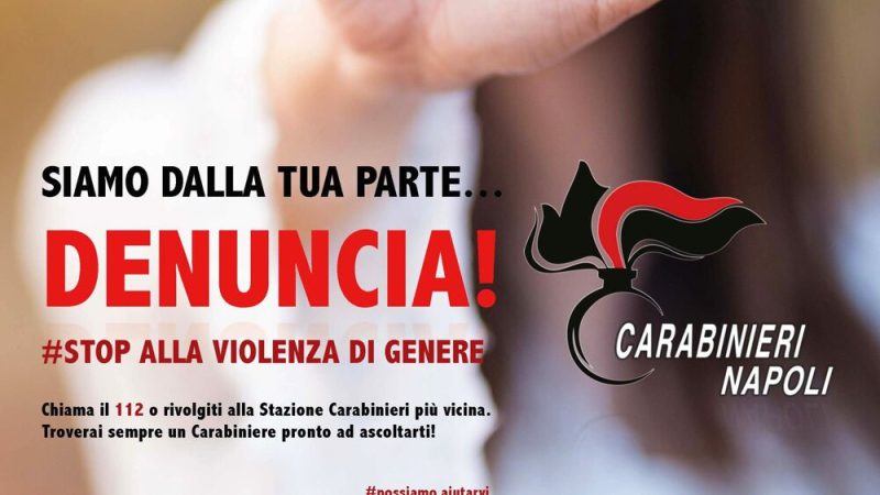 Napoli e Provincia: Violenza di genere. 6 persone al giorno arrestate o denunciate (video)