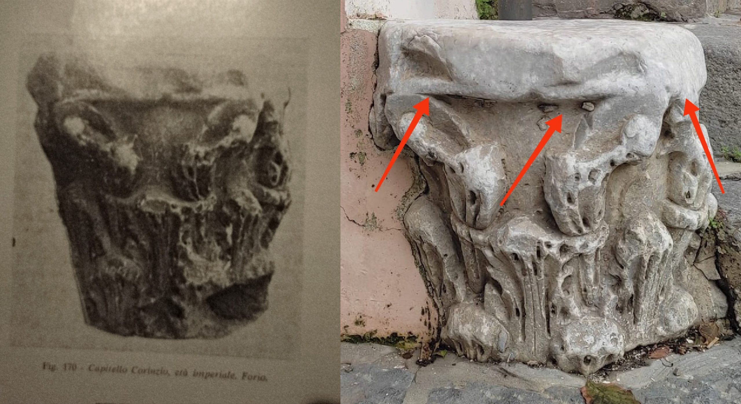 Il capitello corinzio di Forio