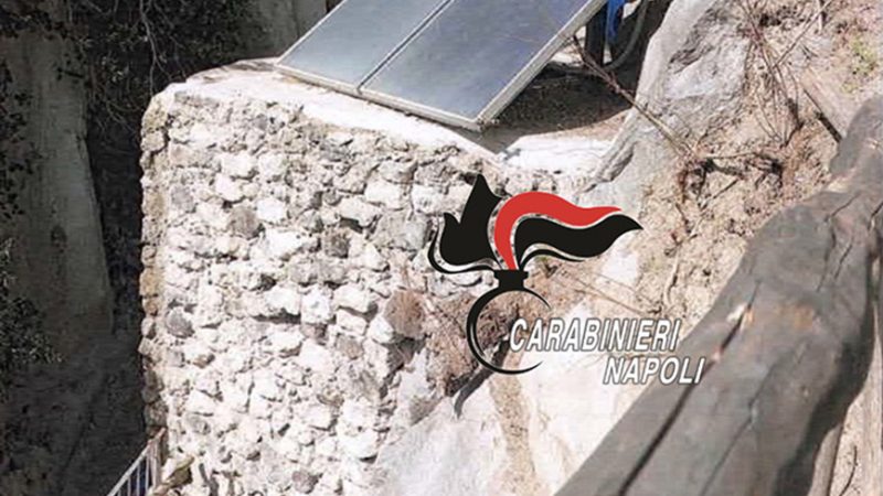 Ancora abusivismo edilizio, due denunce dei Carabinieri. Strutture irregolari nel parco termale “Fonte delle ninfe di Nitrodi”