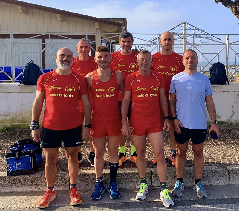 Alla Mezza Maratona dei Campi Flegrei Forti e Veloci Ischia si classifica decima su 50 società partecipanti