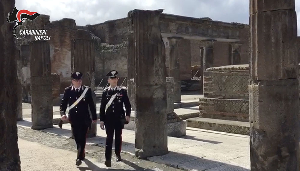 POMPEI – Comunicato stampa congiunto Carabinieri-Scavi archeologici