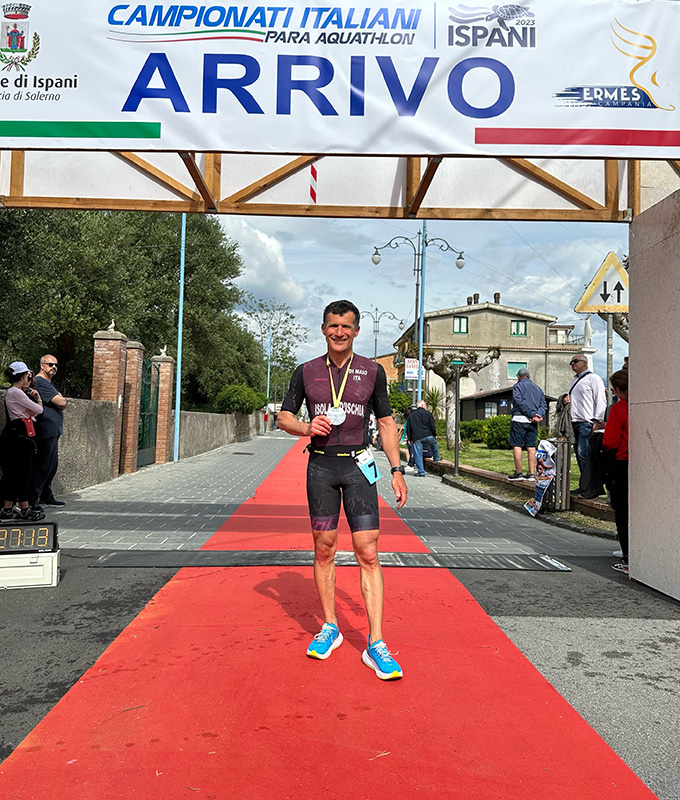 Triathlon Olimpico di Ispani, 22^ posizione assoluta e podio di categoria per Michelangelo Di Maio
