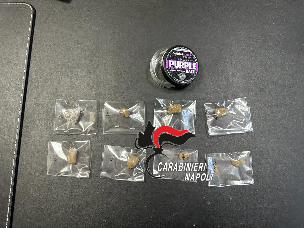 PROCIDA. Carabinieri arrestano pusher 23enne. Nascondeva hashish negli slip