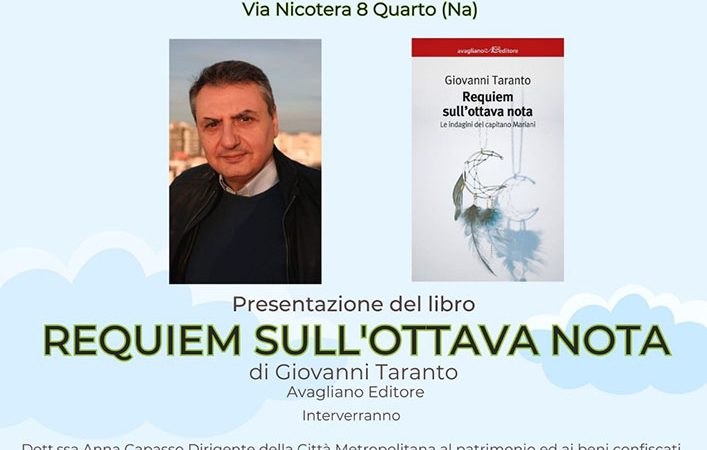 “Requiem sull’ottava nota. Le indagini del capitano Mariani” il libro del giornalista Giovanni Taranto