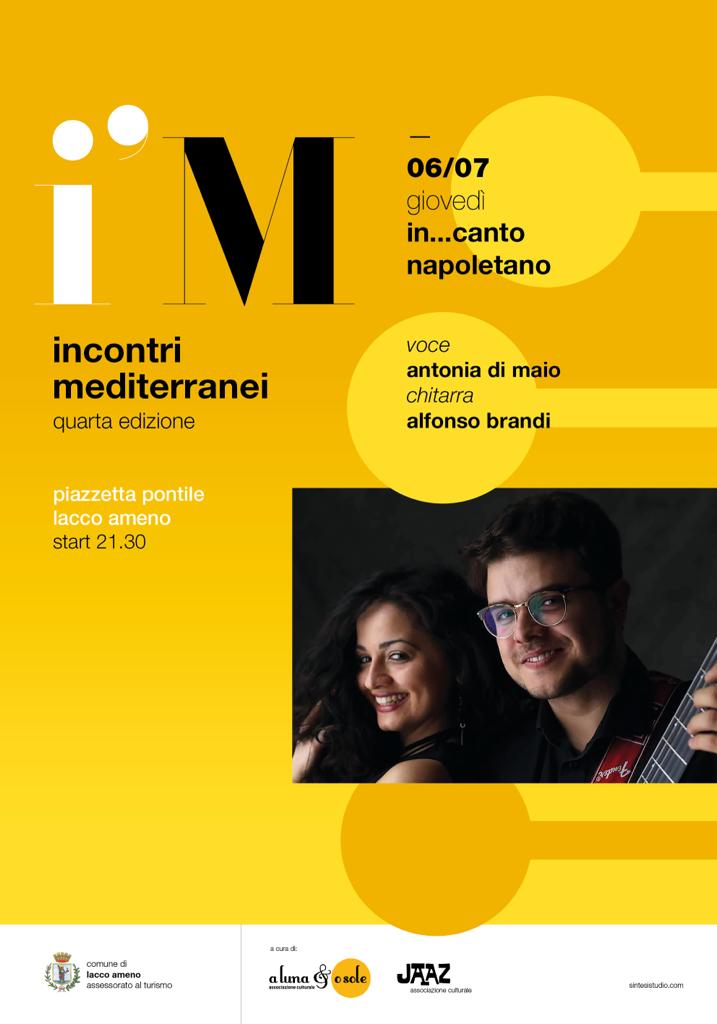 APPUNTAMENTO MUSICALE A LACCO AMENO CON ALFONSO BRANDI E ANTONIA DI MAIO
