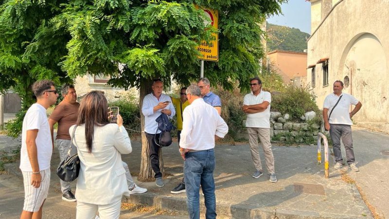 FERRANDINO E LEGNINI IERI A PIAZZA MAIO, PRESTO PARTIRÀ LA RICOSTRUZIONE POST SISMA