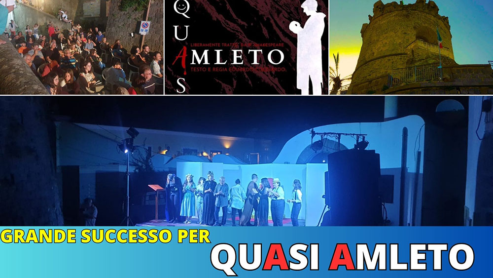 Forio. Al Torrione Teatro sotto le Stelle “Quasi Amleto”